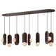 Studio M - Stitched 8-Light Linear Suspension - Lights Canada