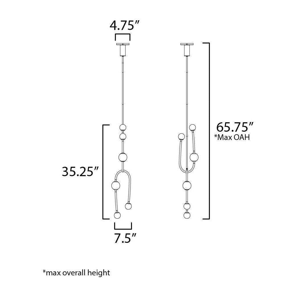Studio M - Alina 6-Light LED Pendant - Lights Canada