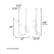 Studio M - Contour 5-Light Linear Suspension - Lights Canada
