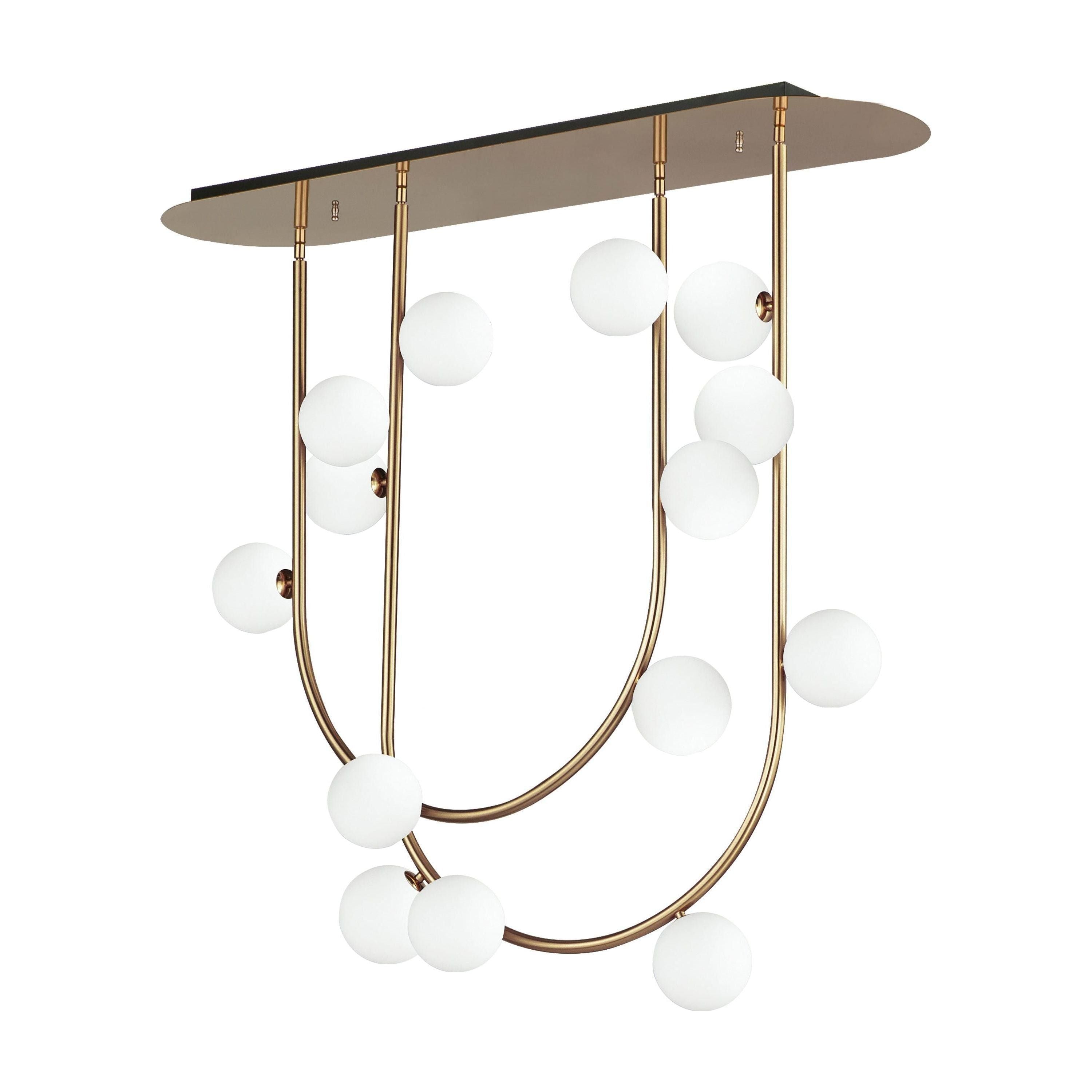 Studio M - Contour 14-Light Linear Suspension - Lights Canada