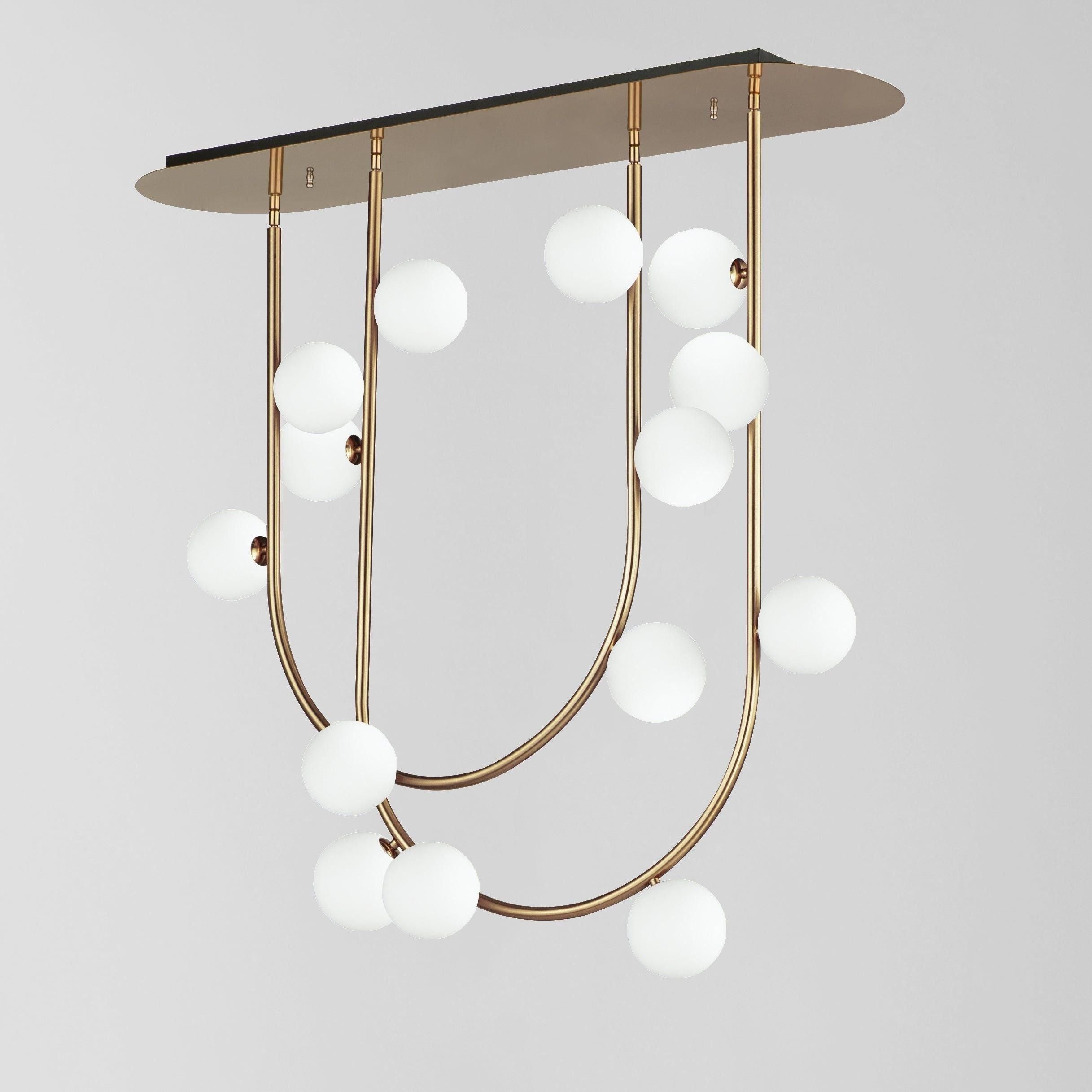 Studio M - Contour 14-Light Linear Suspension - Lights Canada