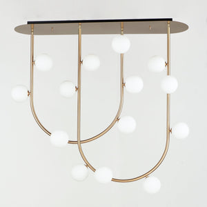 Studio M - Contour 14-Light Linear Suspension - Lights Canada