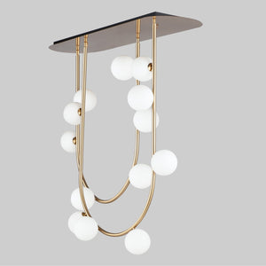 Studio M - Contour 14-Light Linear Suspension - Lights Canada