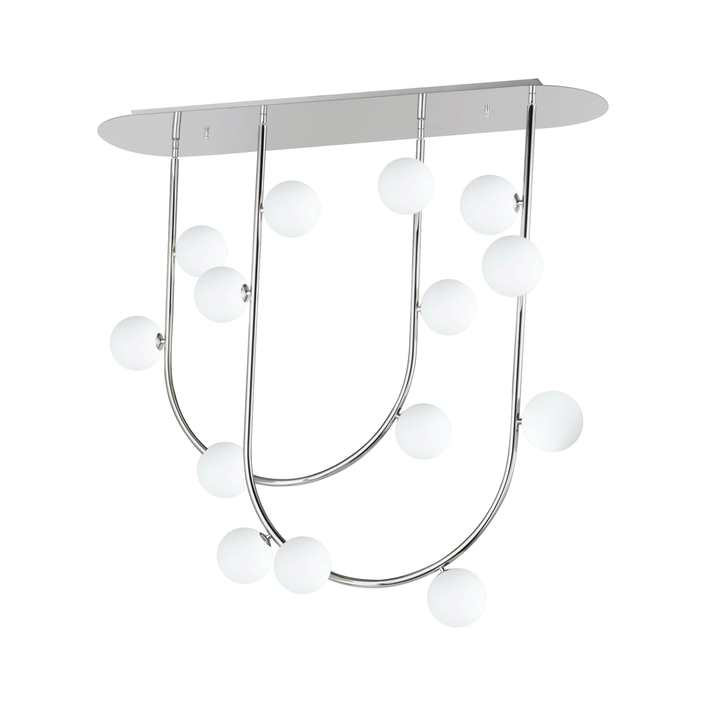Studio M - Contour 14-Light Linear Suspension - Lights Canada