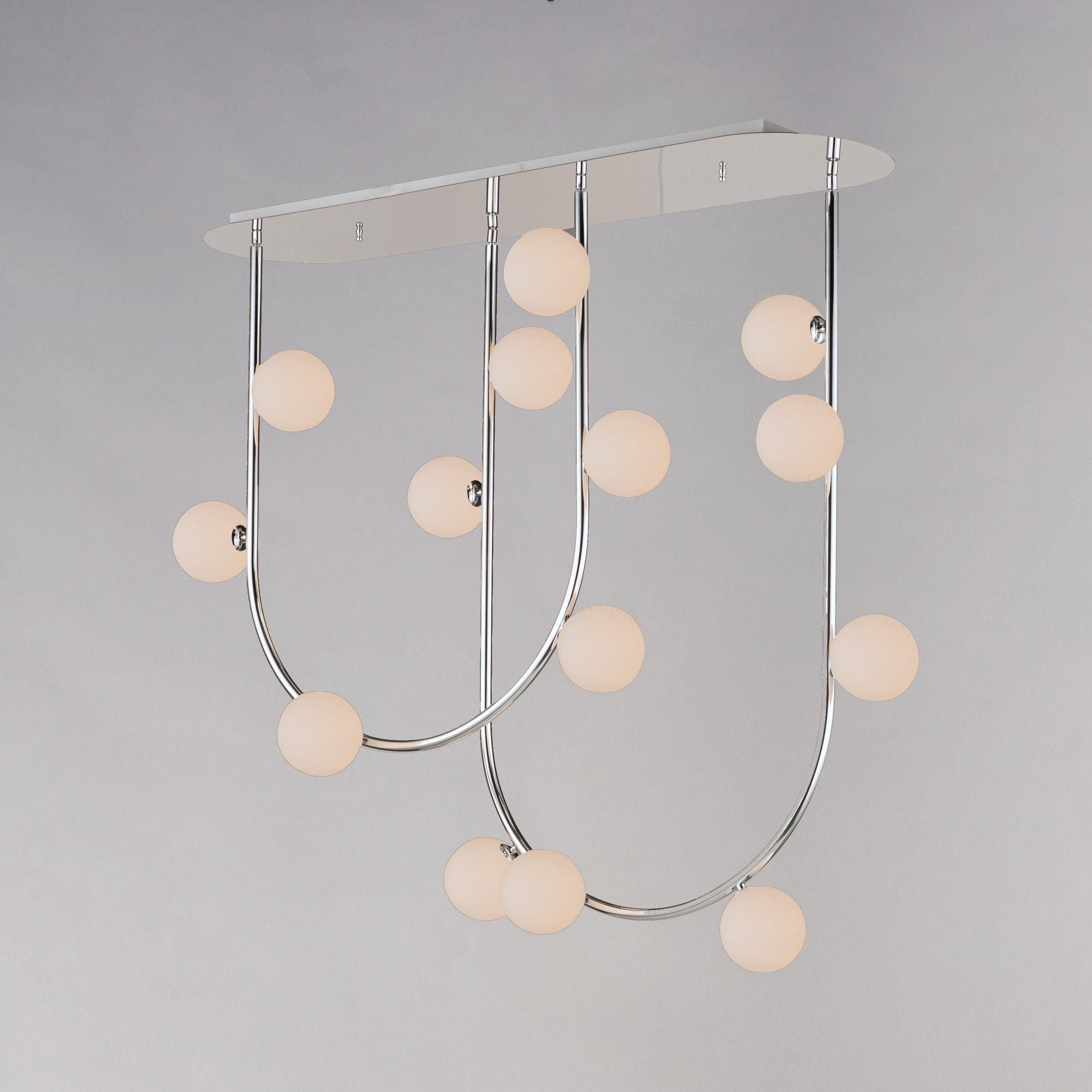 Studio M - Contour 14-Light Linear Suspension - Lights Canada