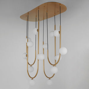 Studio M - Contour 16-Light Linear Suspension - Lights Canada