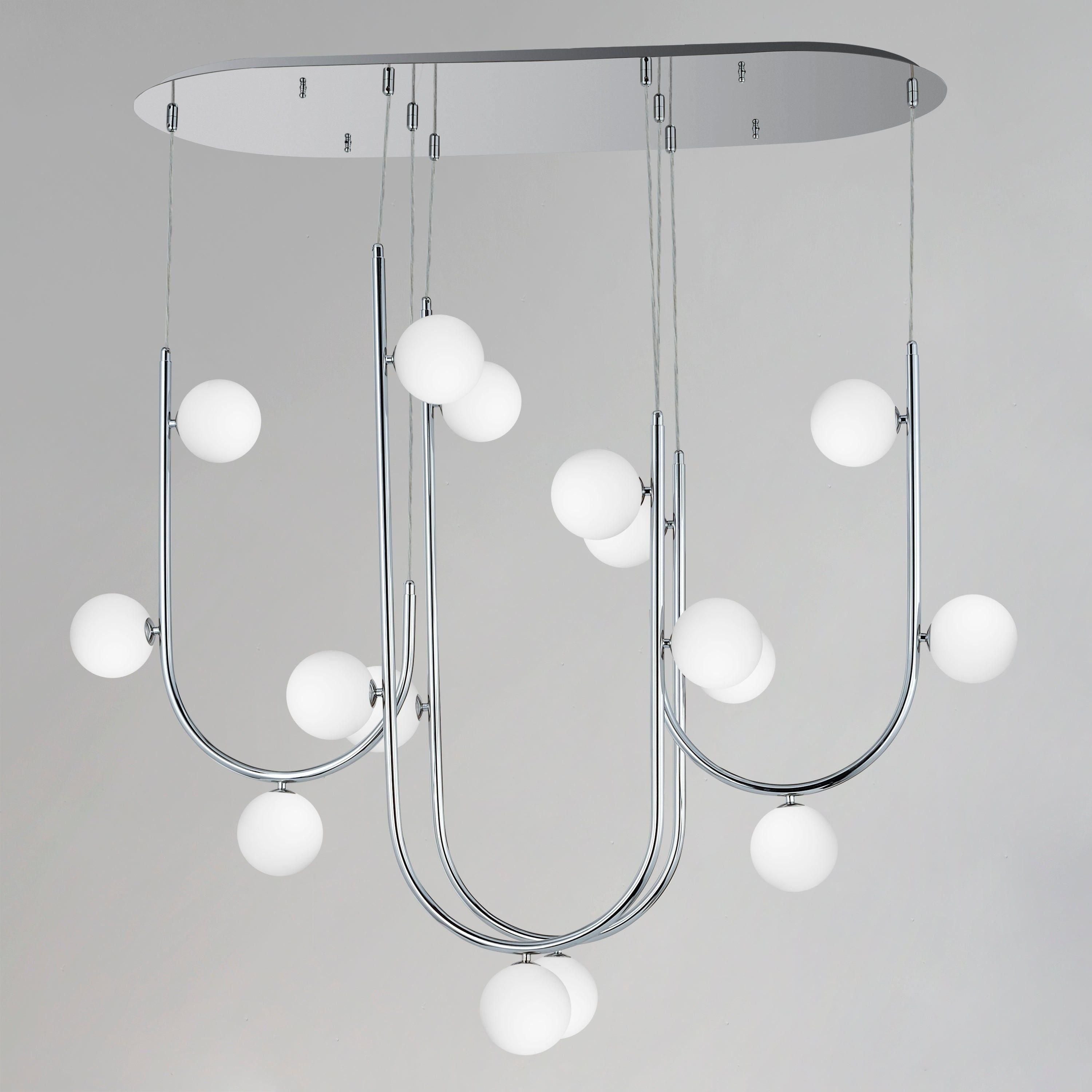 Studio M - Contour 16-Light Linear Suspension - Lights Canada