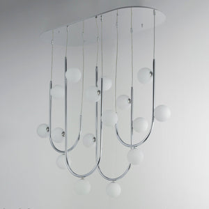 Studio M - Contour 16-Light Linear Suspension - Lights Canada