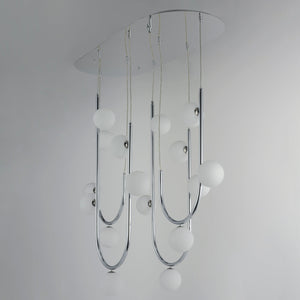 Studio M - Contour 16-Light Linear Suspension - Lights Canada