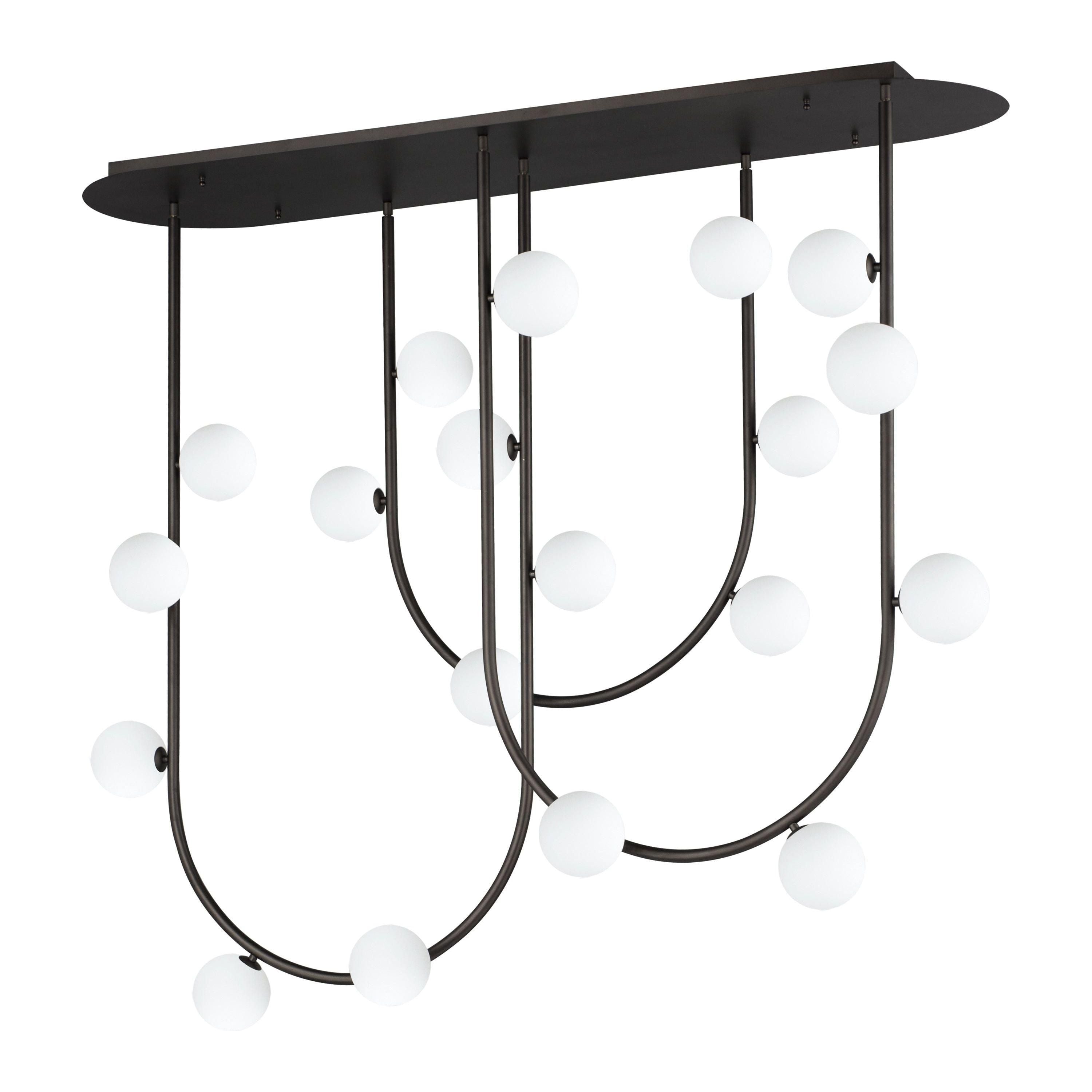 Studio M - Contour 19-Light Linear Suspension - Lights Canada