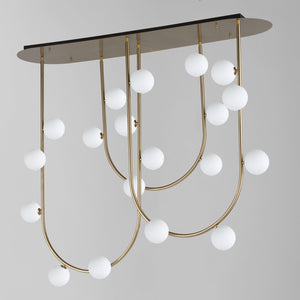 Studio M - Contour 19-Light Linear Suspension - Lights Canada