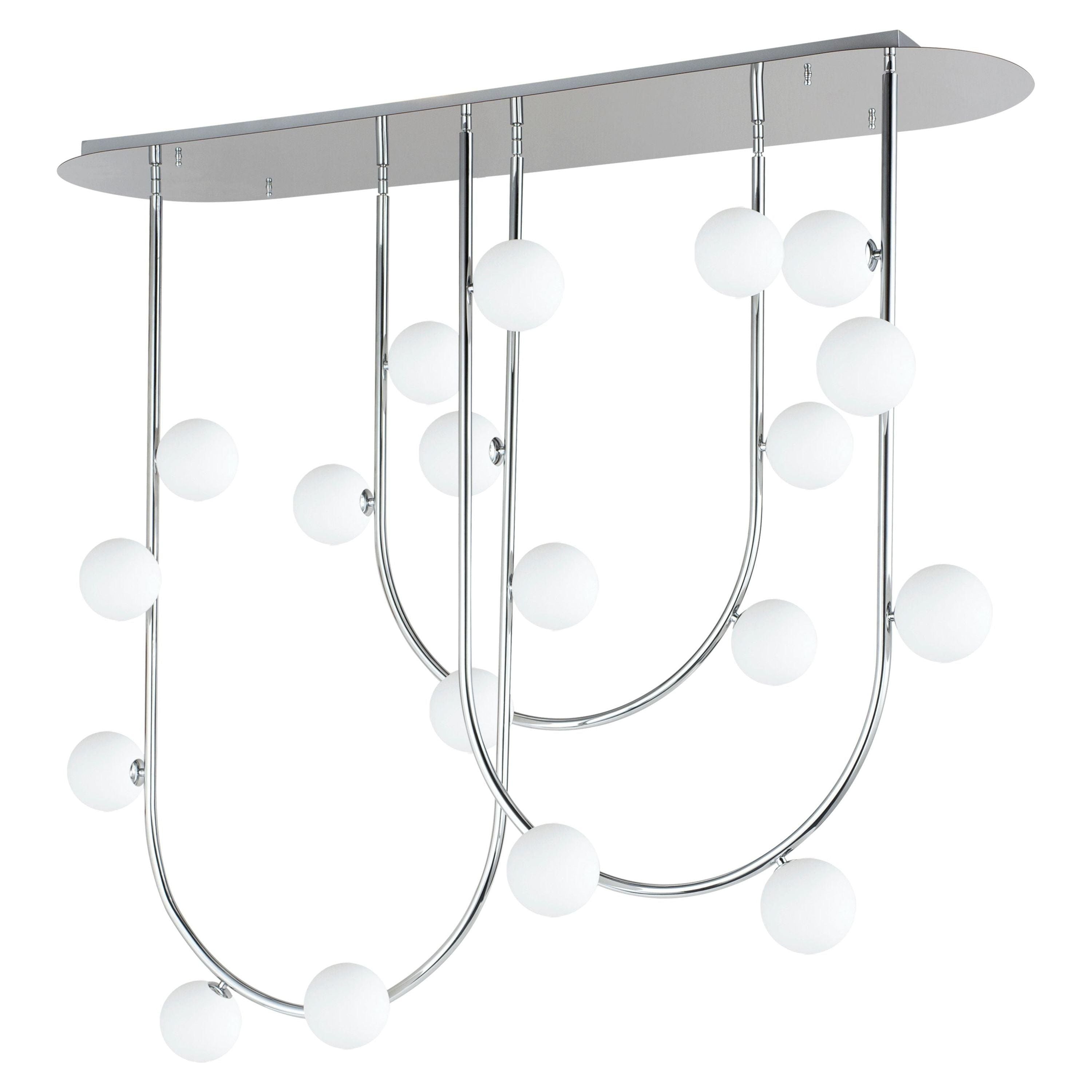 Studio M - Contour 19-Light Linear Suspension - Lights Canada