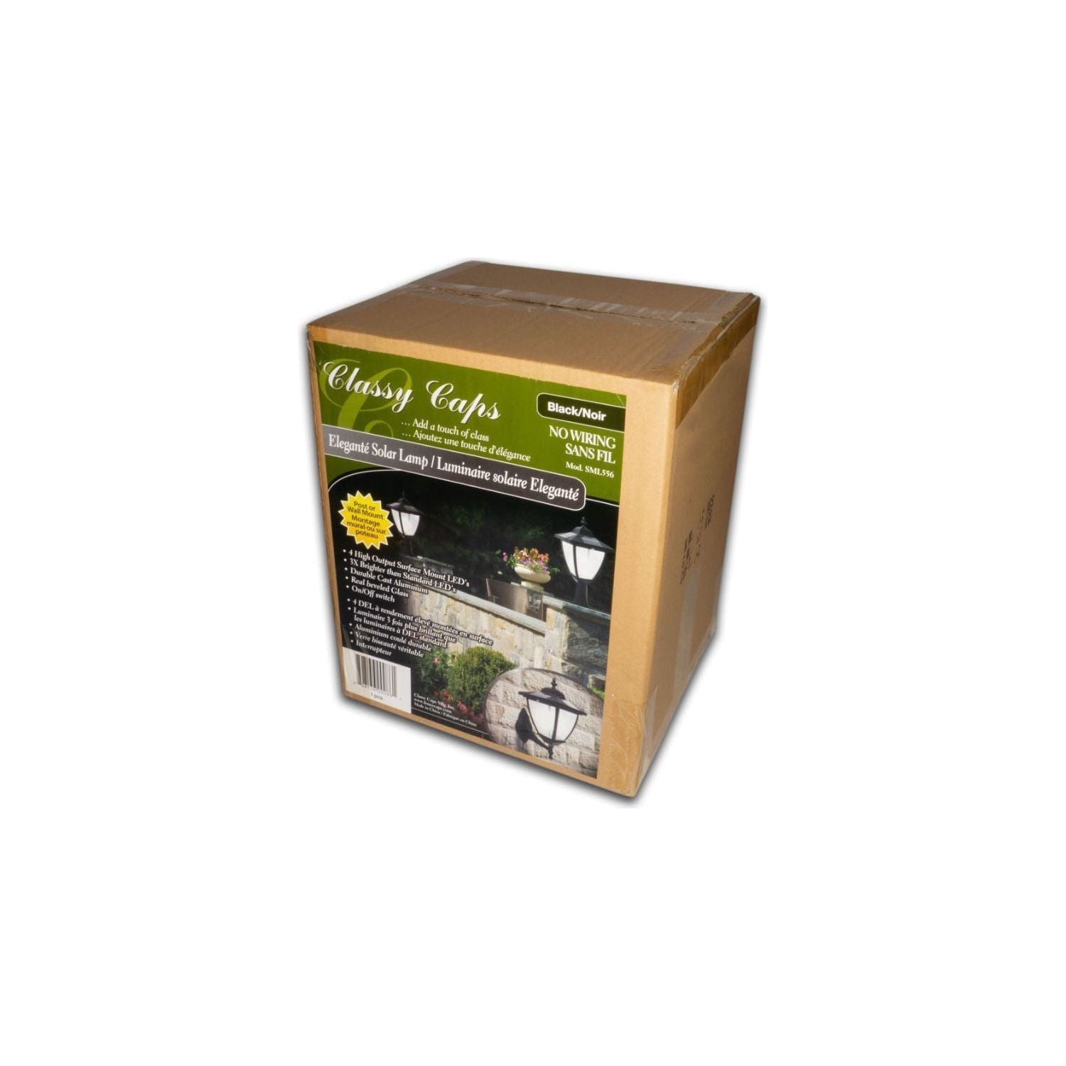 Classy Caps - Elegante Solar Lamp - Lights Canada