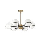 Dainolite - Sofia 6 Light Chandelier - Lights Canada