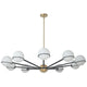 Dainolite - Sofia 10 Light Chandelier - Lights Canada