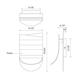 Kuzco - Sonder 6" LED Sconce - Lights Canada