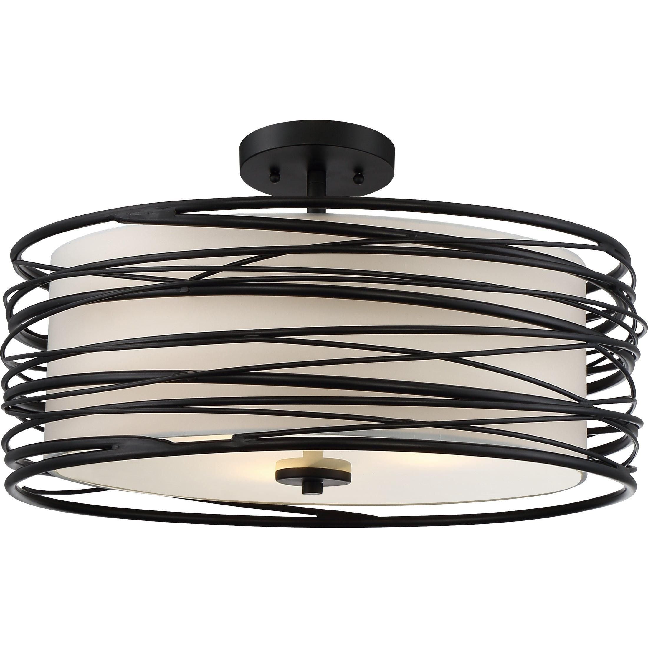 Quoizel - Spiral Semi Flush Mount - Lights Canada