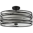 Quoizel - Spiral Semi Flush Mount - Lights Canada