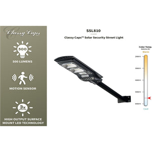 Classy Caps - Solar Security Street Light - Lights Canada