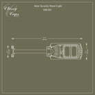 Classy Caps - Solar Security Street Light - Lights Canada