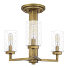 Quoizel - Sunburst Semi Flush Mount - Lights Canada