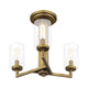 Quoizel - Sunburst Semi Flush Mount - Lights Canada