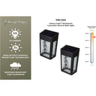 Classy Caps - Lancaster Deck & Wall Light (2 Pack) - Lights Canada
