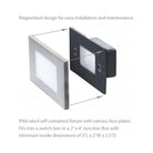 WAC Lighting - LEDme 120V LED Horizontal Diffused Indoor/Outdoor Step and Wall Light - Lights Canada