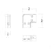 WAC Lighting - Basics & Gemini 24VDC Tape-to-Tape "L" Connector (Pack of 10) - Lights Canada
