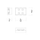 WAC Lighting - Basics & Gemini 24VDC Tape-to-Tape "I" Connector (Pack of 10) - Lights Canada