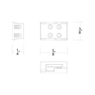 WAC Lighting - Basics & Gemini 24VDC Power-to-Tape "I" Connector (Pack of 10) - Lights Canada