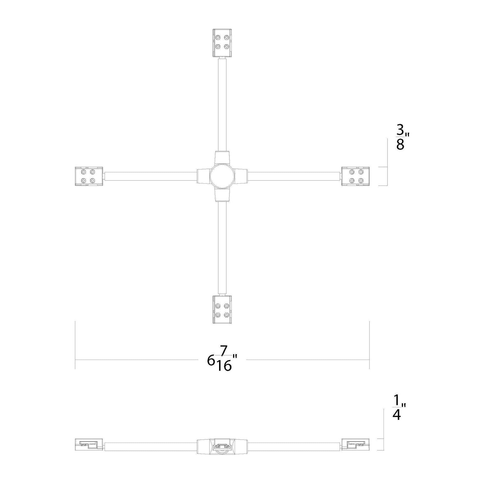WAC Lighting - Basics & Gemini 24VDC Flex "X" Connector - Lights Canada