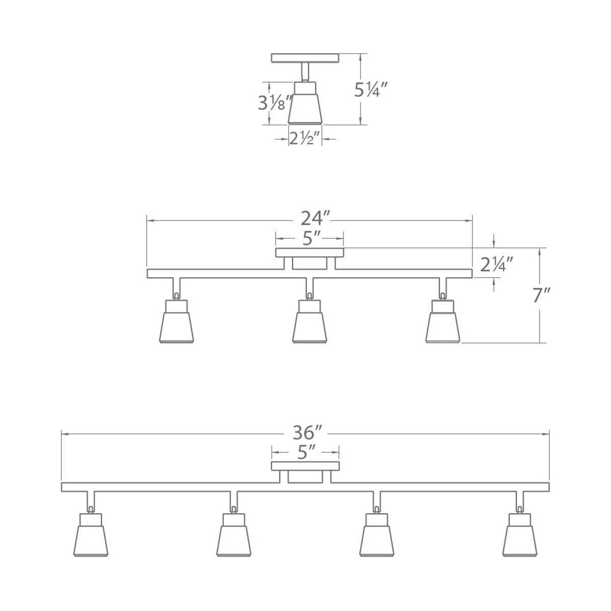 WAC Lighting - Solo 3 Light LED Energy Star Fixed Rail - Lights Canada