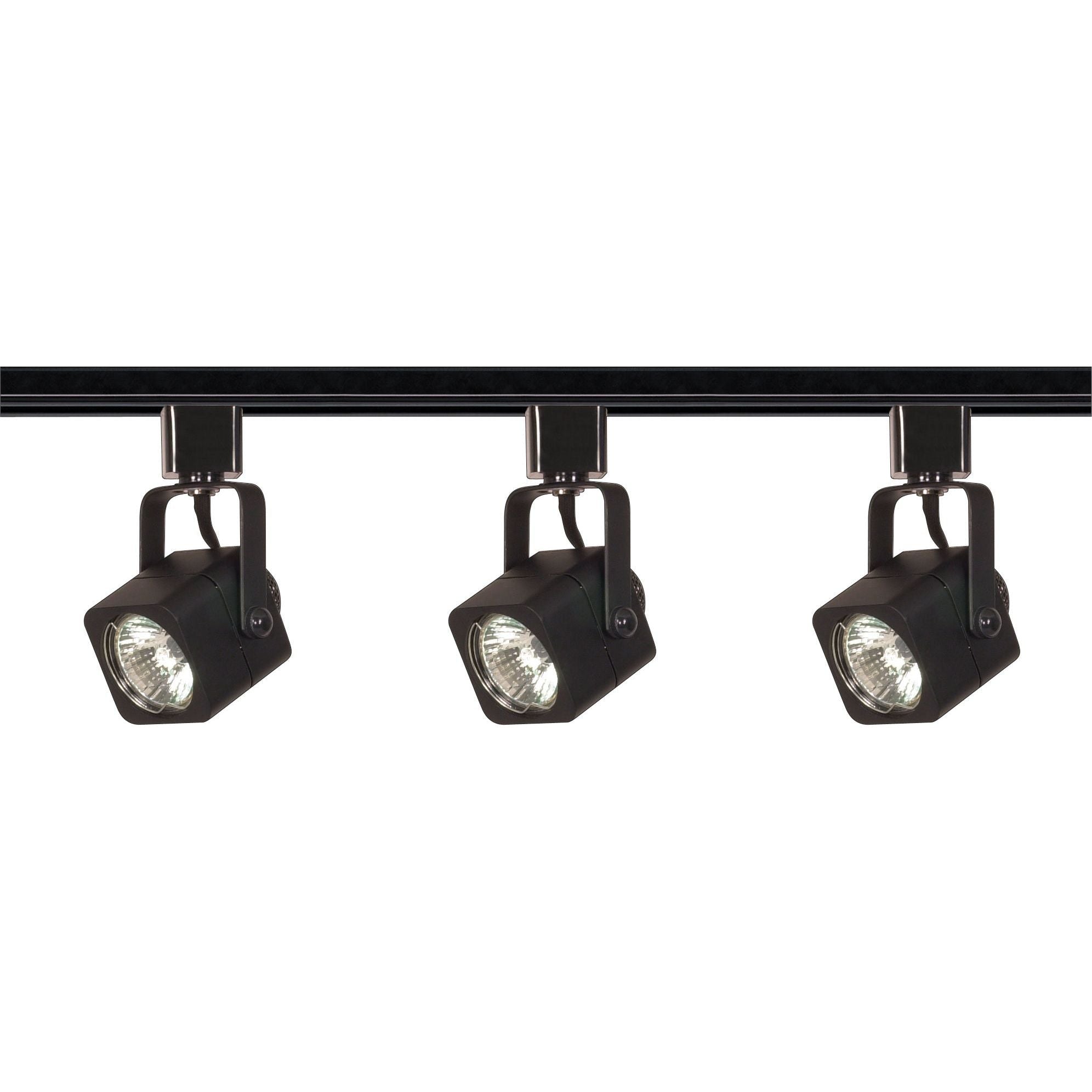 Satco - 3-Light MR16 Square 4' Track Light Kit - Lights Canada