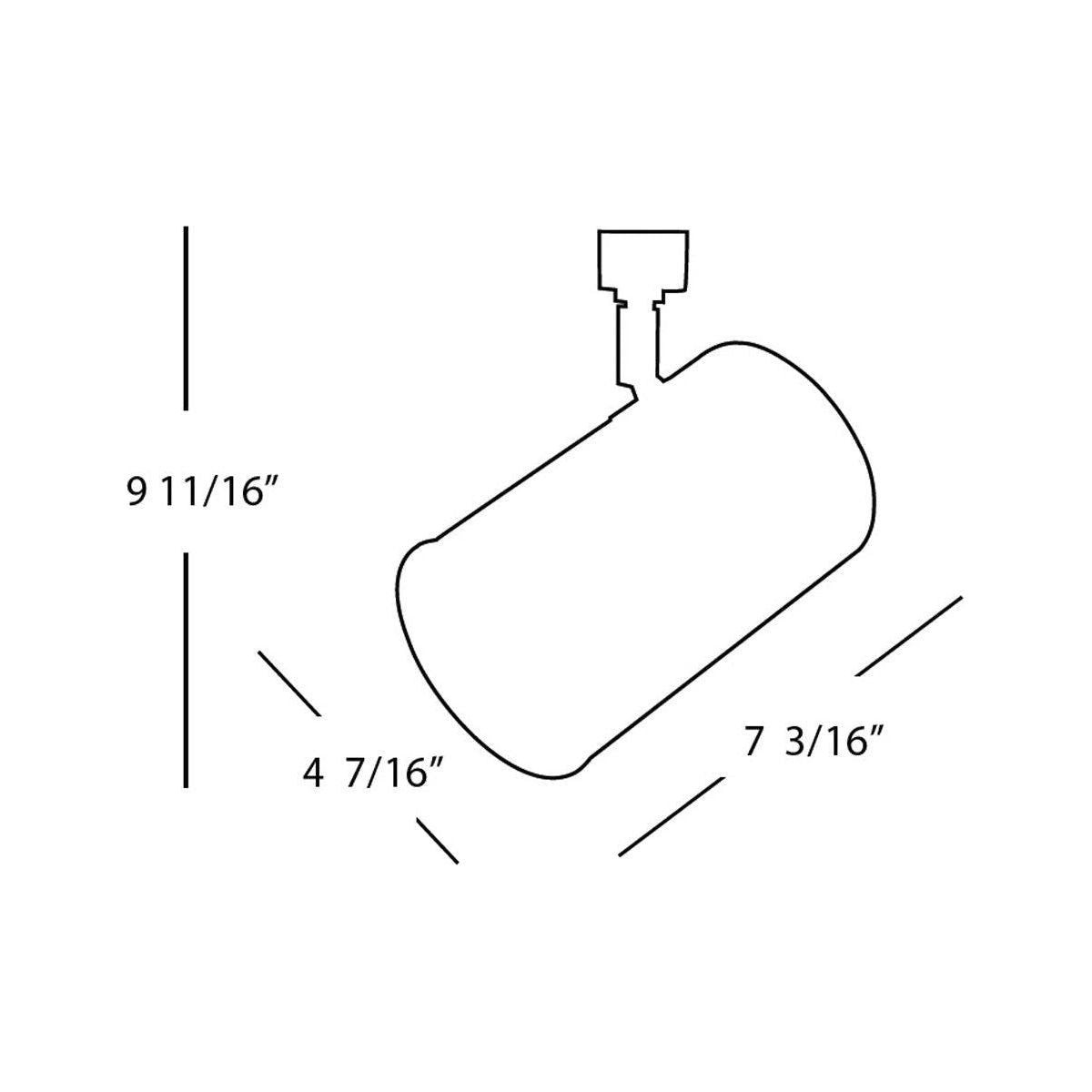 WAC Lighting - TK-704 Line Voltage Track Head for H Track - Lights Canada