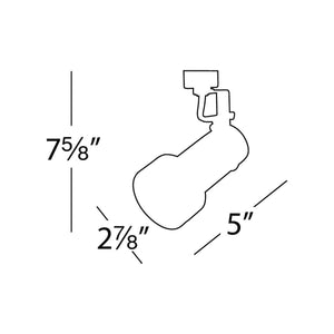 WAC Lighting - TK-725 Line Voltage Track Head for J Track - Lights Canada