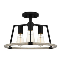 Tippet Semi Flush Mount