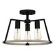 Quoizel - Tippet Semi Flush Mount - Lights Canada