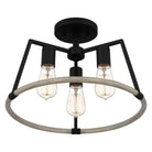 Quoizel - Tippet Semi Flush Mount - Lights Canada