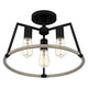 Quoizel - Tippet Semi Flush Mount - Lights Canada