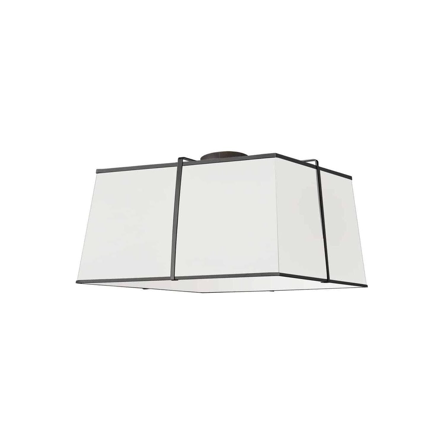 Dainolite - Trapezoid 3 Light 16 Inch Flush Mount - Lights Canada