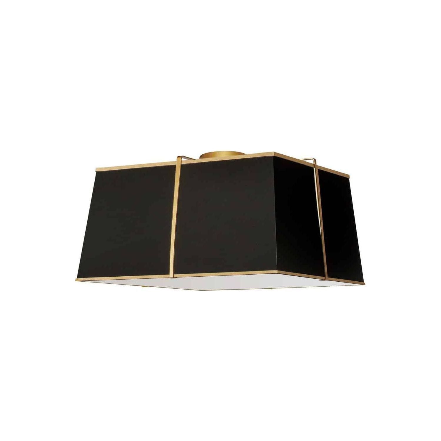 Dainolite - Trapezoid 3 Light 16 Inch Flush Mount - Lights Canada