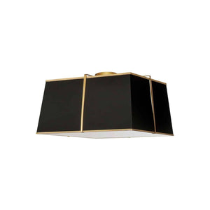 Dainolite - Trapezoid 3 Light 16 Inch Flush Mount - Lights Canada