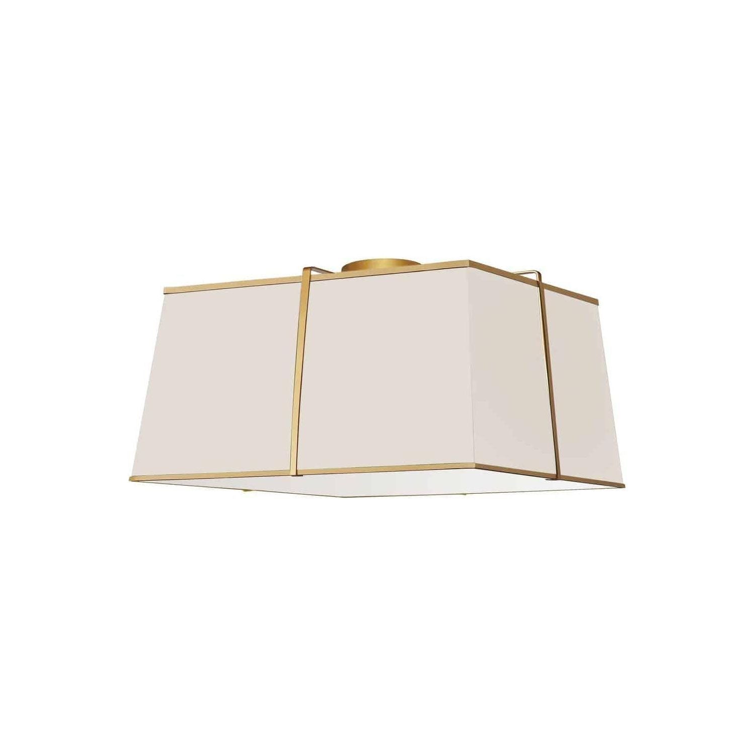 Dainolite - Trapezoid 3 Light 16 Inch Flush Mount - Lights Canada