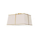 Dainolite - Trapezoid 3 Light 16 Inch Flush Mount - Lights Canada