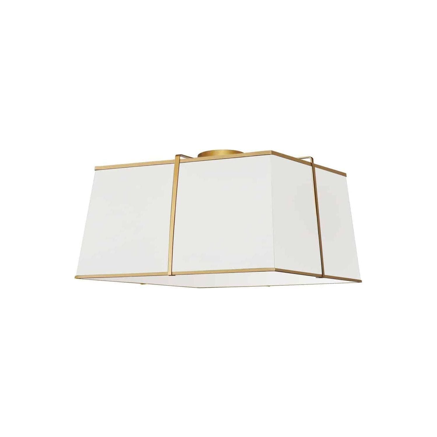 Dainolite - Trapezoid 3 Light 16 Inch Flush Mount - Lights Canada