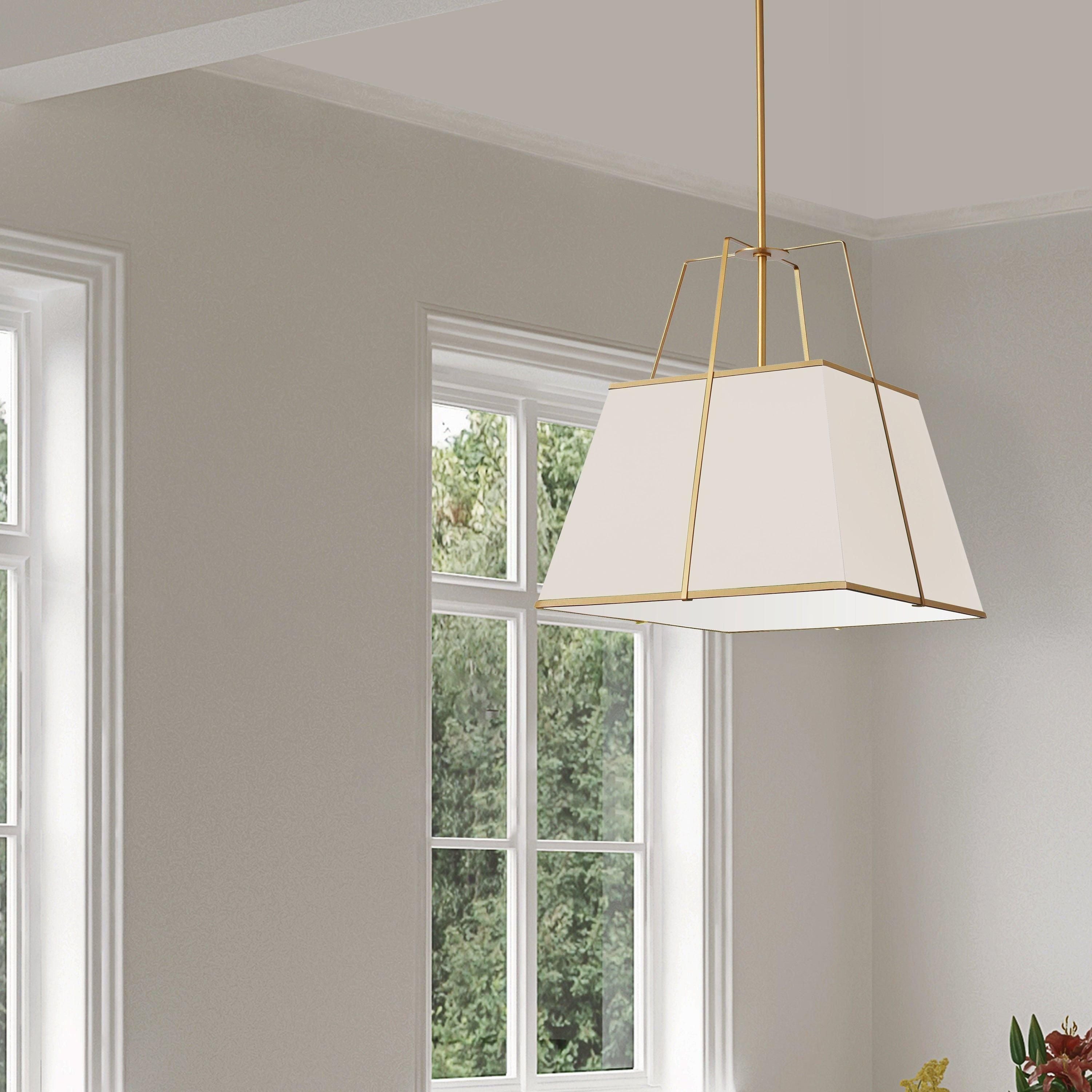 Dainolite - Trapezoid 1 Light 18 Inch Pendant - Lights Canada