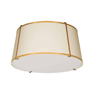 Dainolite - Trapezoid 3 Light 16 Inch Flush Mount - Lights Canada