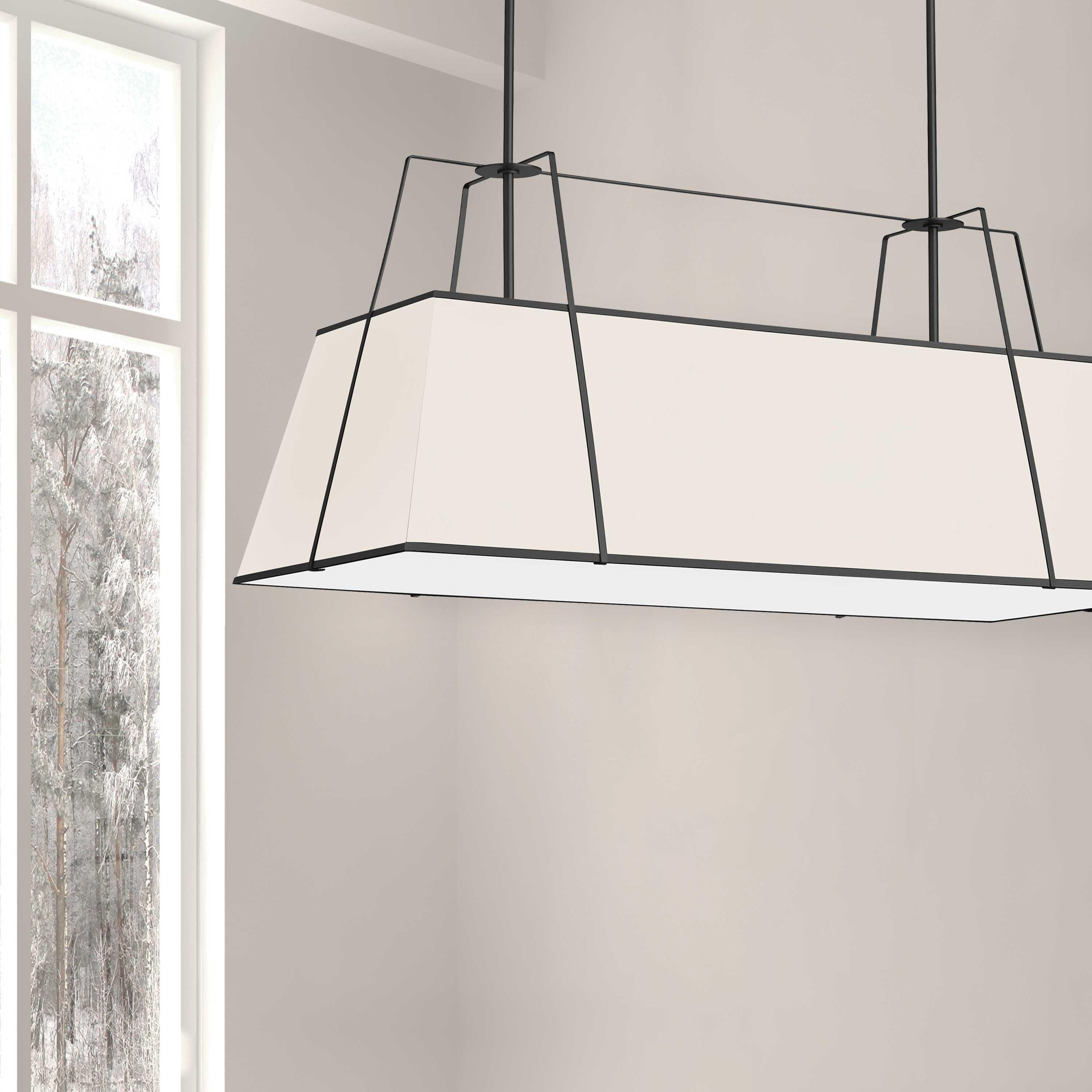 Dainolite - Trapezoid 4 Light Chandelier - Lights Canada