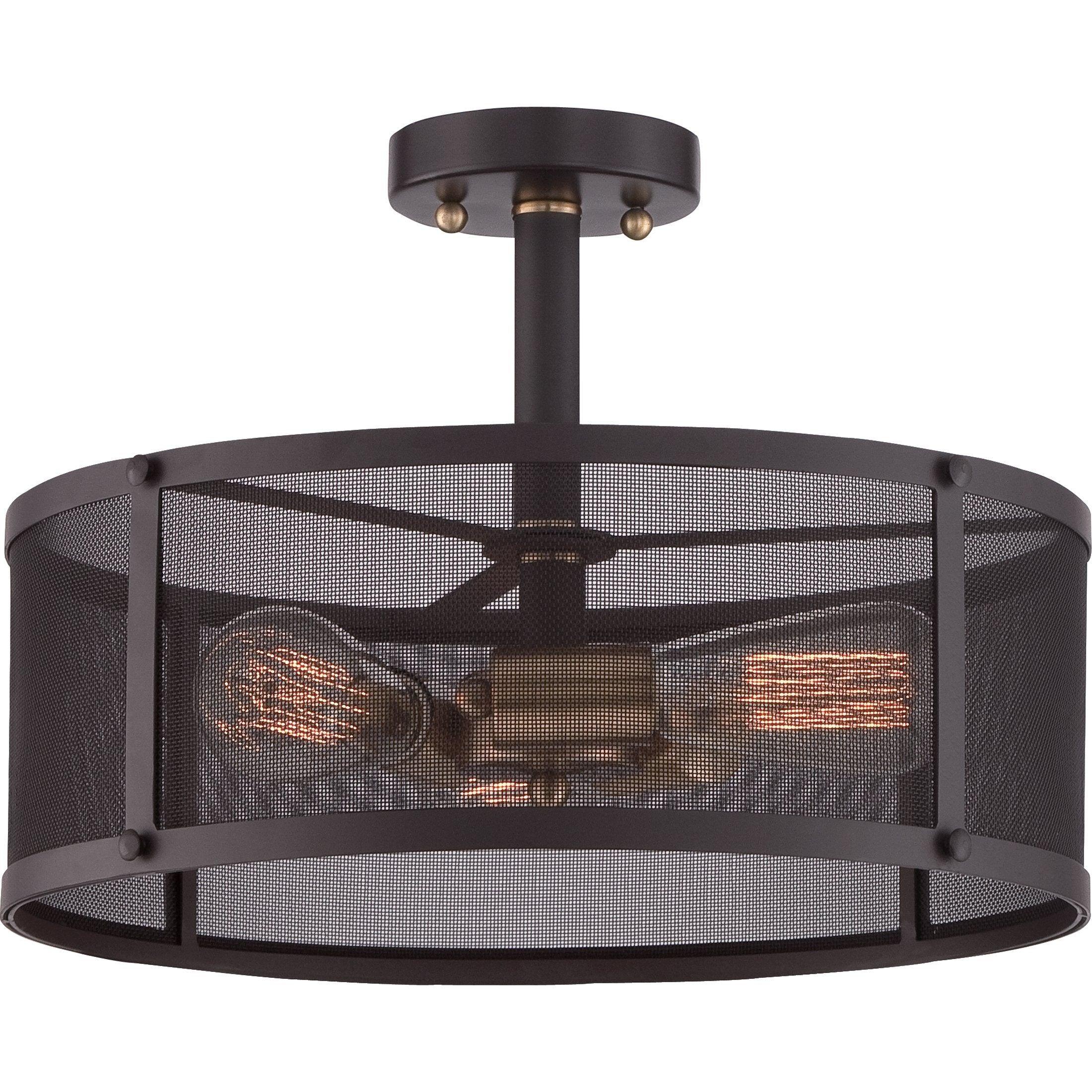 Quoizel - Union Station Semi Flush Mount - Lights Canada